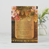 エレガントなワイナリーでの結婚式の披露宴のみの招待状 招待状 (スタンド正面)