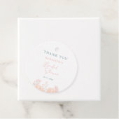 エレガントなワイルドフラワーの水彩画 ブライダルシャワー フェイバータグ (インサイチュ)