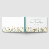 エレガントなワイルドフラワーの追悼式 ゲストブック (全面)