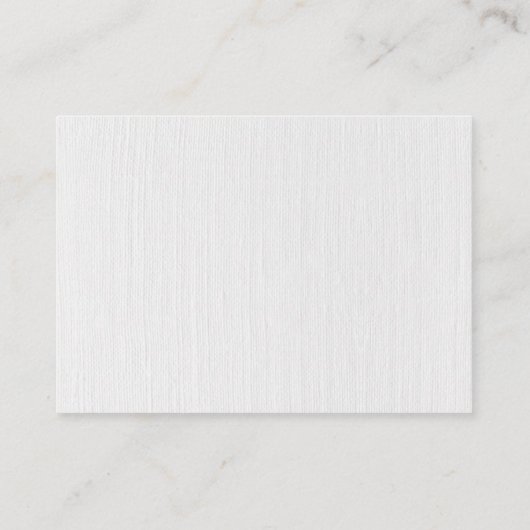 エレガントなワイルドフラワーティーパーティーのデートナイトアイデア エンクロージャーカード (裏面)