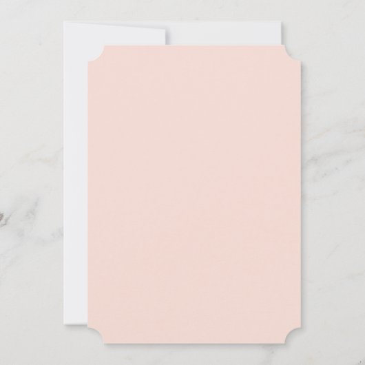 エレガントなワイルドフラワーフレームの結婚式 招待状 (裏面)