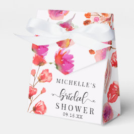 エレガントなワイルドフラワー | ボヘミアンスタイルのブライダルシャワー フェイバーボックス