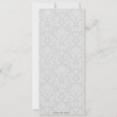 エレガントなワインブライダルシャワー招待状 招待状 (裏面)