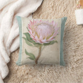 エレガントなヴィンテージのスタイルのモダンな花のシックなプロテア クッション (ブランケット)