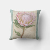 エレガントなヴィンテージのスタイルのモダンな花のシックなプロテア クッション (裏面)