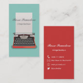 エレガントなヴィンテージのスタイルの名刺 名刺 (正面/裏面)