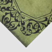 エレガントなヴィンテージのビクトリアンなスタイルのデザイン 薄葉紙 (詳細)