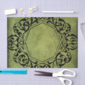 エレガントなヴィンテージのビクトリアンなスタイルのデザイン 薄葉紙 (クラフト)