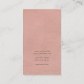 エレガントなヴィンテージのプードル犬のグルーミングのカッコいい動物 名刺 (裏面)