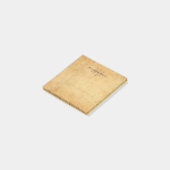 エレガントなヴィンテージの書道のモノグラムのテンプレート ポストイット (アングル)