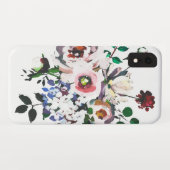 エレガントなヴィンテージの水彩画の白の花柄 Case-Mate iPhoneケース (裏面(横))