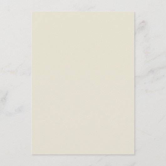 エレガントなヴィンテージの結婚披露宴 エンクロージャーカード (裏面)