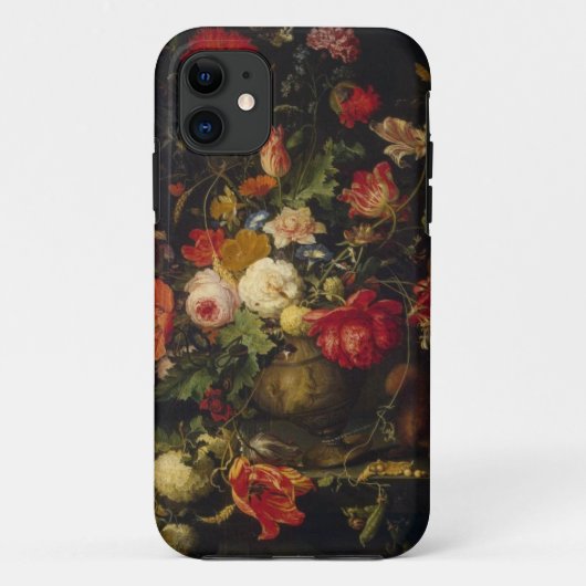エレガントなヴィンテージの花のつぼのiPhoneの場合 Case-Mate iPhoneケース (裏面)