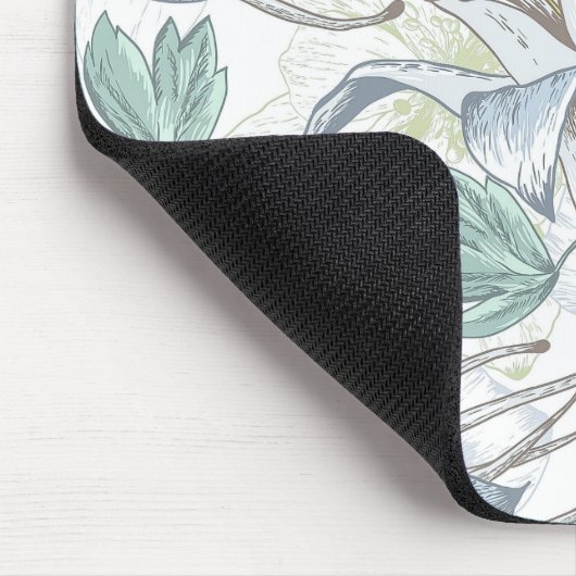 エレガントなヴィンテージの花の背景|のマウスパッド マウスパッド (コーナー)