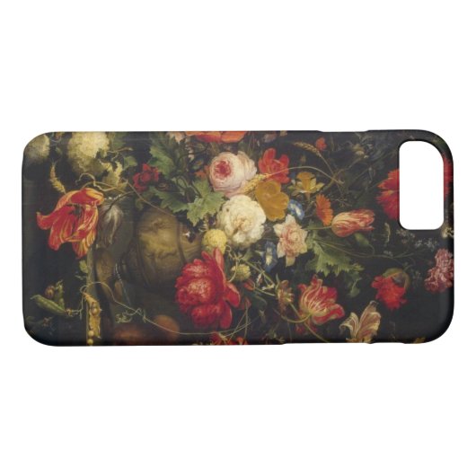 エレガントなヴィンテージの花柄のつぼ Case-Mate iPhoneケース (裏面(横))