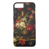 エレガントなヴィンテージの花柄のつぼ Case-Mate iPhoneケース (裏面)