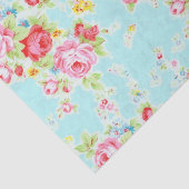 エレガントなヴィンテージの花柄は上がりました 薄葉紙 (詳細)