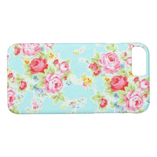 エレガントなヴィンテージの花柄は上がりました Case-Mate iPhoneケース (裏面(横))