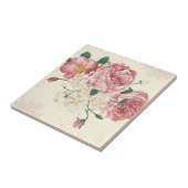 エレガントなヴィンテージの花 タイル (側面)