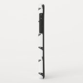 エレガントなヴィンテージの蝶パターンB&W Case-Mate iPhoneケース (裏面/左)