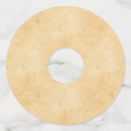 エレガントなヴィンテージのPurpeのブドウ|の名前をカスタムするの結婚 ワイングラスタグ (裏面)