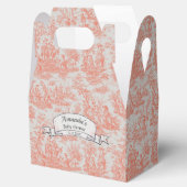 エレガントなヴィンテージオレンジのトワルドジュー モノグラム フェイバーボックス (オープン)