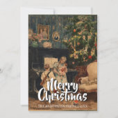 エレガントなヴィンテージクリスマスツリー スミルノフ シーズンカード (正面)