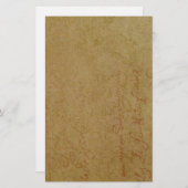 エレガントなヴィンテージゴールド＆ブラックのウェディング 便箋 (正面/裏面)