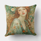 エレガントなヴィンテージスタイルの装飾 クッション (裏面)