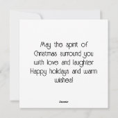 エレガントなヴィンテージロンドン - クリスマス (裏面)