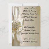 エレガントなヴィンテージ結婚式招待状 – 繊細なゴールドの装飾 招待状 (裏面)