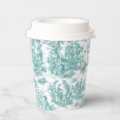 エレガントなヴィンテージ赤のトワルドジュー 紙コップ (右)