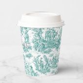 エレガントなヴィンテージ赤トワルドジュー 紙コップ (左)