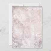 エレガントなヴィンテージ ティーカップ フラワー ブライダル ティー シャワー 招待状 (裏面)