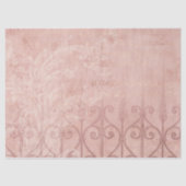 エレガントなヴィンテージ フランス オーキッド ブロケード 薄葉紙 (正面)