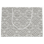 エレガントなヴィンテージ ラ lace ラージペーパーバッグ (正面)