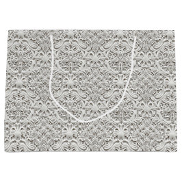 エレガントなヴィンテージ ラ lace ラージペーパーバッグ