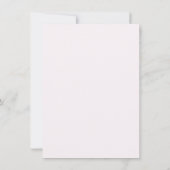 エレガントなヴィンテージ ロマンティック ピンクのブライズシャワー 招待状 (裏面)