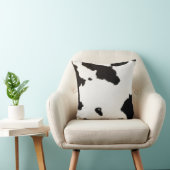 エレガントな乳牛の白黒点 クッション (椅子)