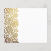 エレガントな予算で叶う結婚式の招待状。 チラシ (裏面)