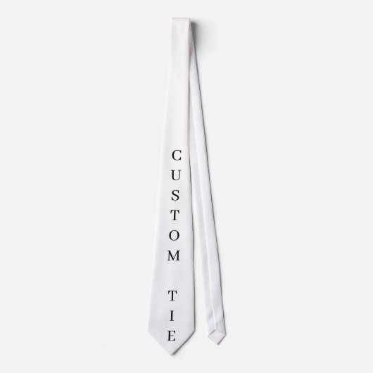 エレガントな任意の色のカスタムウェディング ネクタイ (正面)