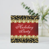 エレガントな休日のパーティ"年末の"機能 招待状 (スタンド正面)