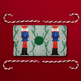 エレガントな伝統的なメリークリスマス ナッツクラッカー 薄葉紙