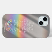 エレガントな信仰の虹の写真 花と蝶 Case-Mate iPhoneケース (裏面 (横))