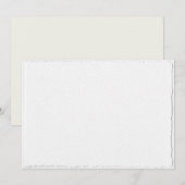 エレガントな偽のデッキル エッジのSave the Dateテンプレート セーブザデート (正面/裏面)