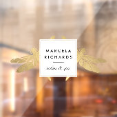 エレガントな偽金メッキのトンボのペア サロン ブティック ウィンドウサイン (シート2)