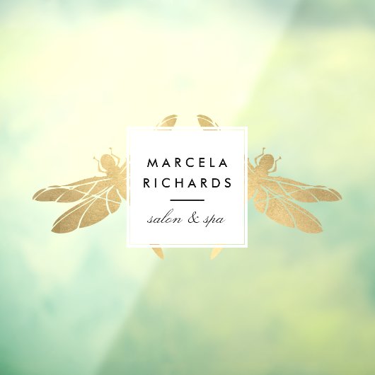 エレガントな偽金メッキのトンボのペア サロン ブティック ウィンドウサイン (シート3)