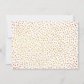 エレガントな偽銅のメタリック テクスチャ ウェディング セーブザデート (裏面)