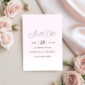 エレガントな優しい花嫁と花婿の写真付きブライズシャワー セーブザデート