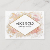 エレガントな光沢がある絵画 名刺 (正面)